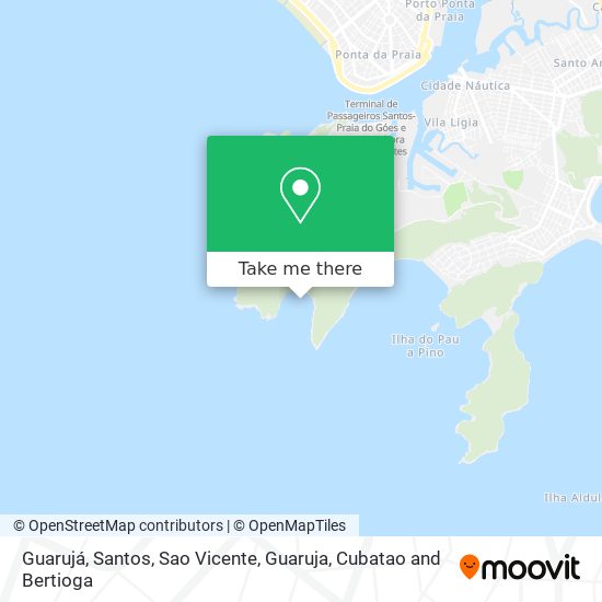 Guarujá map
