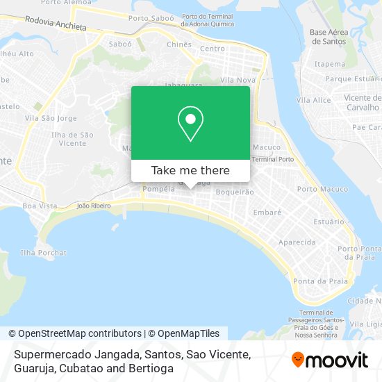 Supermercado Jangada map