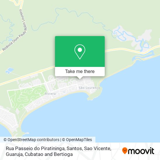 Rua Passeio do Piratininga map