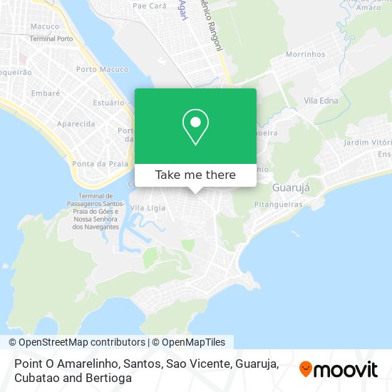 Point O Amarelinho map