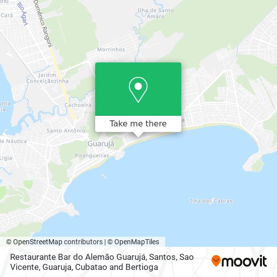 Restaurante Bar do Alemão Guarujá map