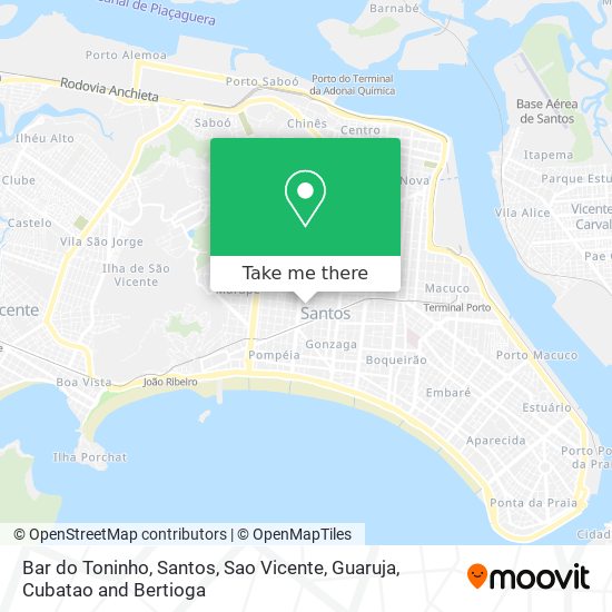 Mapa Bar do Toninho