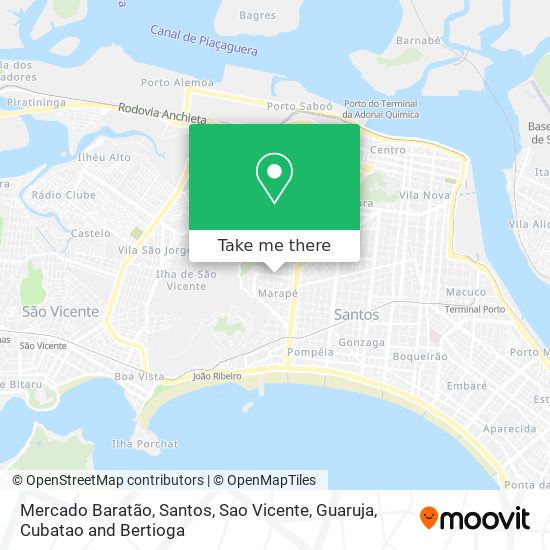 Mercado Baratão map