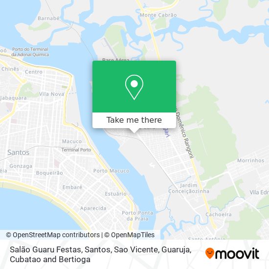 Salão Guaru Festas map