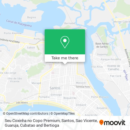 Seu Coxinha no Copo Premium map