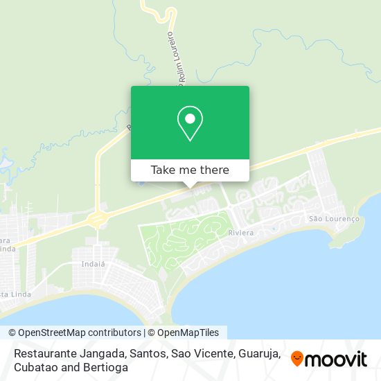 Restaurante Jangada map