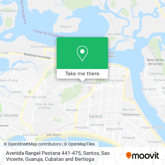 Avenida Rangel Pestana 441-475 map