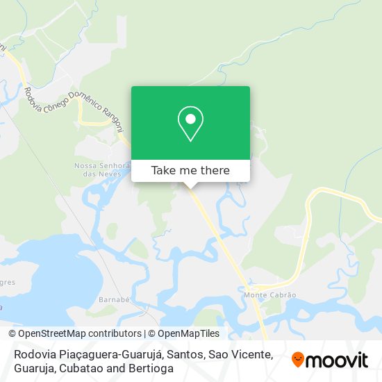 Rodovia Piaçaguera-Guarujá map