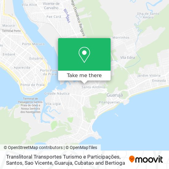 Translitoral Transportes Turismo e Participações map