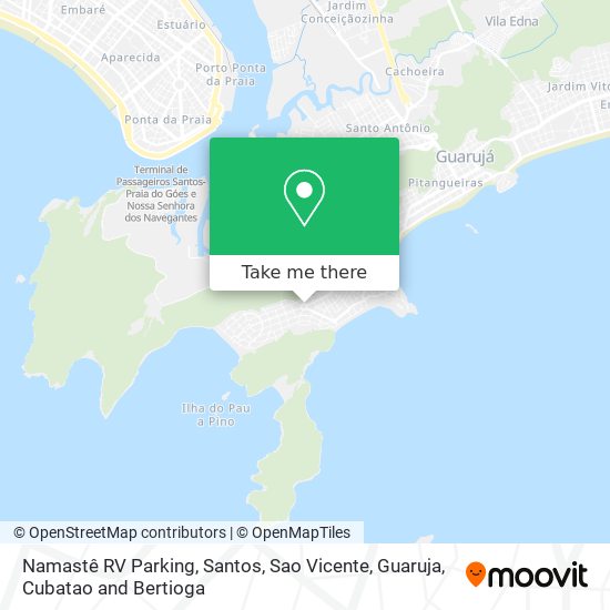 Namastê RV Parking map