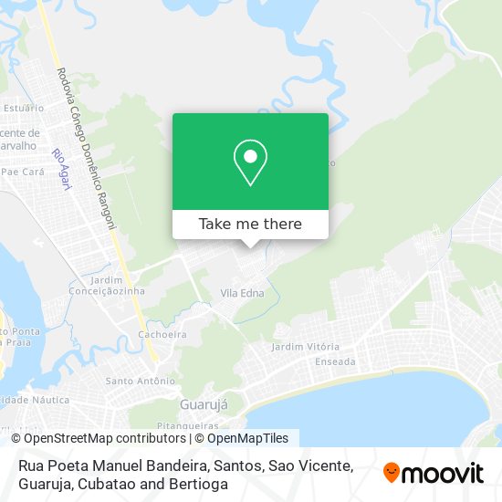 Rua Poeta Manuel Bandeira map