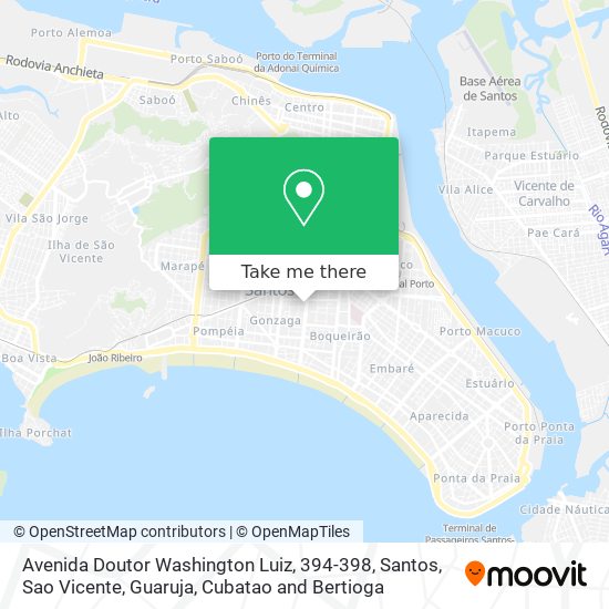 Avenida Doutor Washington Luiz, 394-398 map
