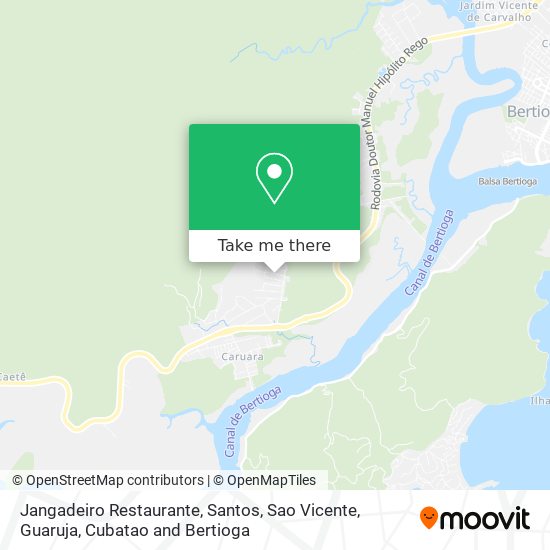 Mapa Jangadeiro Restaurante