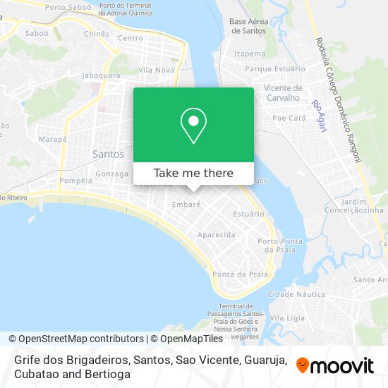 Grife dos Brigadeiros map