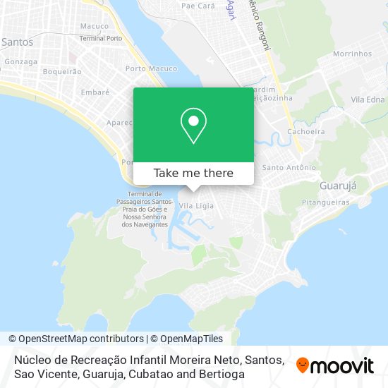 Núcleo de Recreação Infantil Moreira Neto map