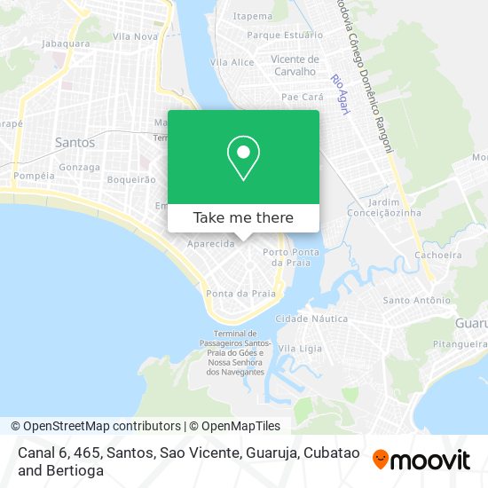 Canal 6, 465 map
