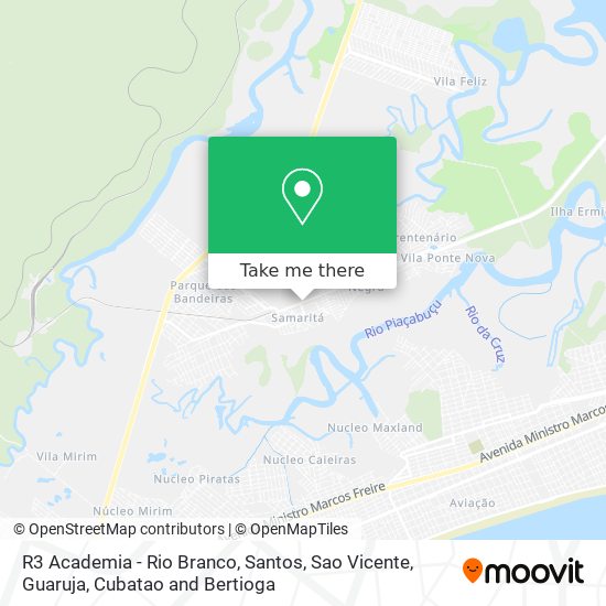 R3 Academia - Rio Branco map