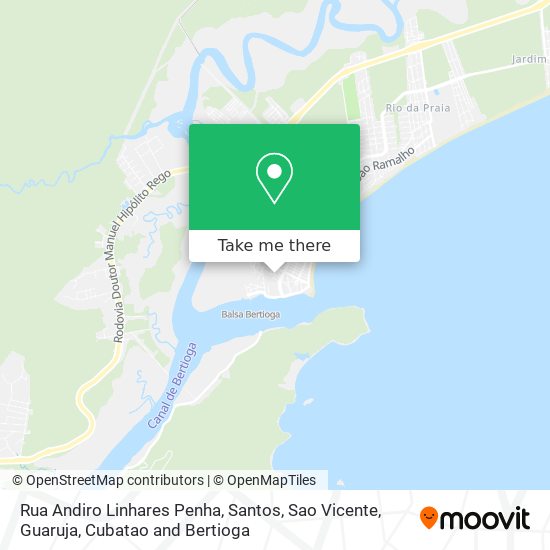 Rua Andiro Linhares Penha map