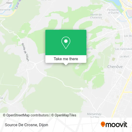 Source De Crosne map
