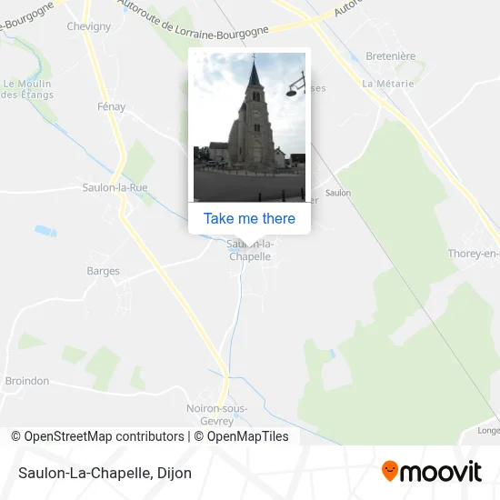 Saulon-La-Chapelle map