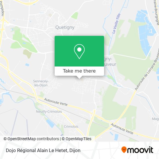 Dojo Régional Alain Le Hetet map