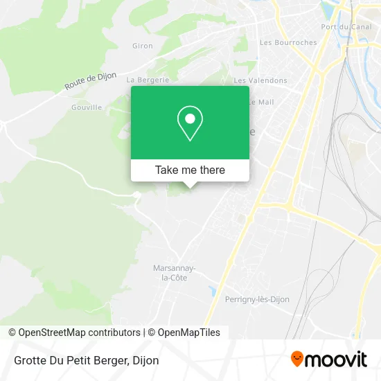 Grotte Du Petit Berger map