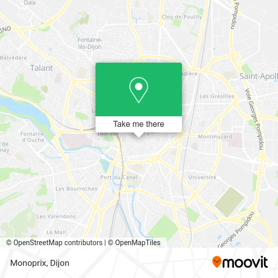 Monoprix map