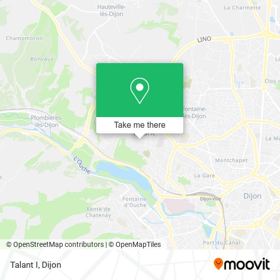 Talant I map