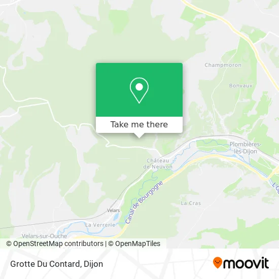 Grotte Du Contard map