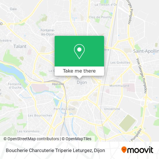 Mapa Boucherie Charcuterie Triperie Leturgez