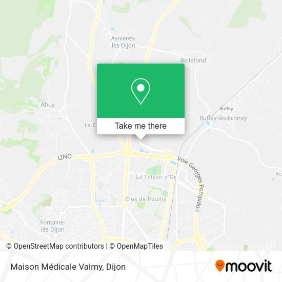 Mapa Maison Médicale Valmy