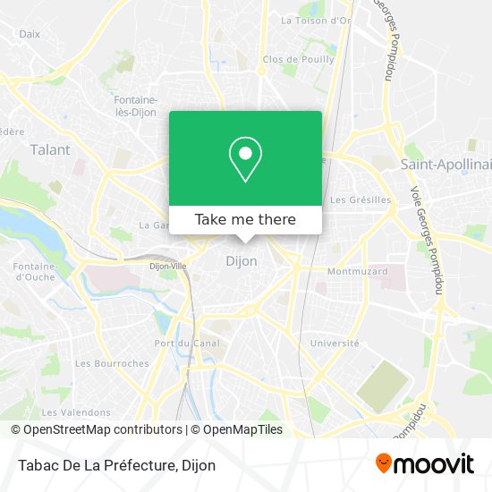 Tabac De La Préfecture map