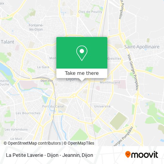 La Petite Laverie - Dijon - Jeannin map