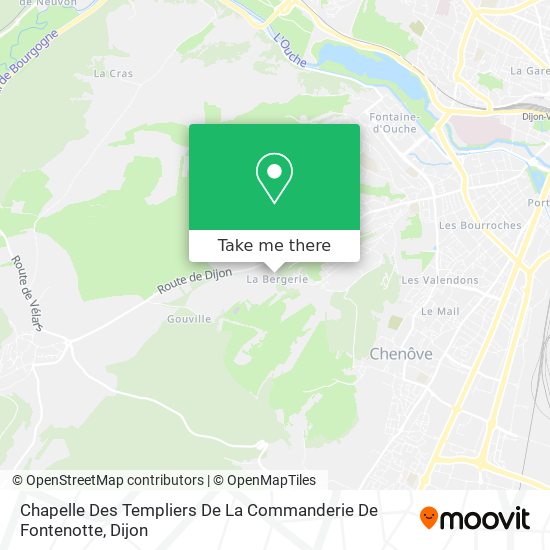 Chapelle Des Templiers De La Commanderie De Fontenotte map