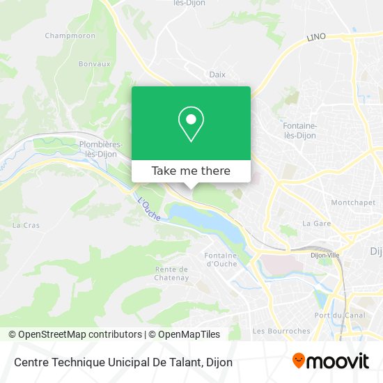 Centre Technique Unicipal De Talant map