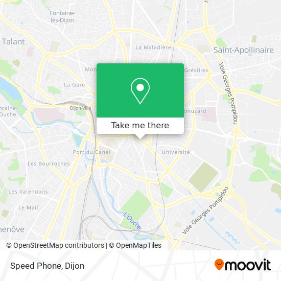 Mapa Speed Phone