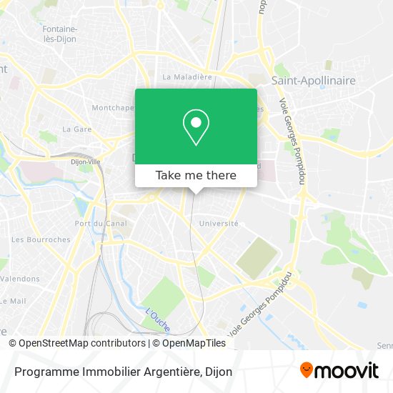 Programme Immobilier Argentière map