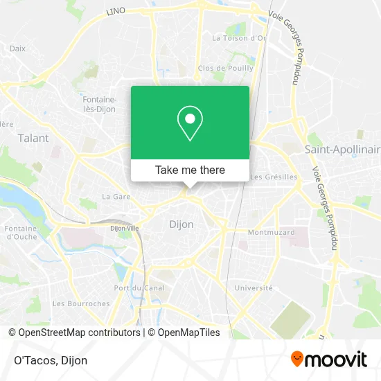 O'Tacos map