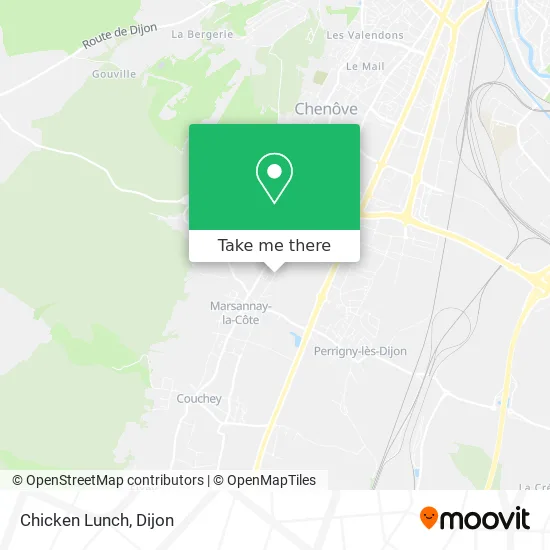 Chicken Lunch map