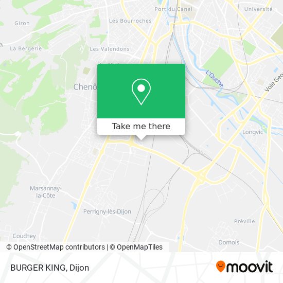 BURGER KING map