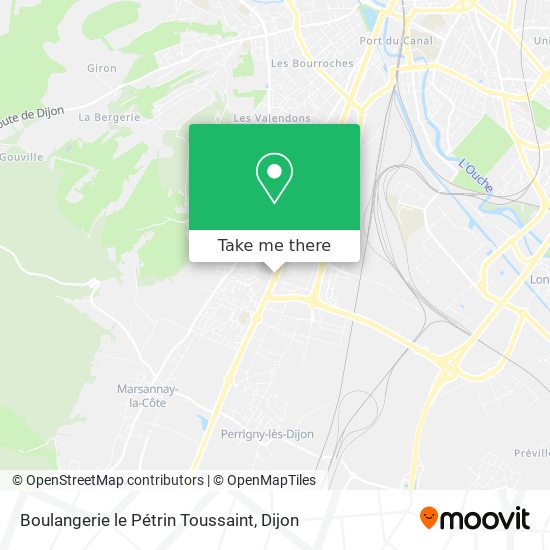 Boulangerie le Pétrin Toussaint map