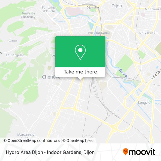 Hydro Area Dijon - Indoor Gardens map