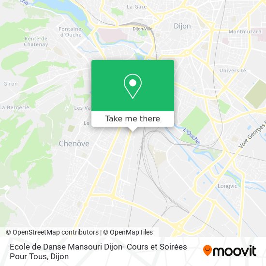 Ecole de Danse Mansouri Dijon- Cours et Soirées Pour Tous map