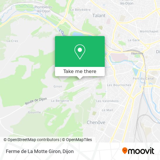 Ferme de La Motte Giron map