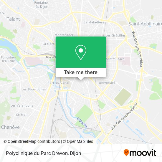 Polyclinique du Parc Drevon map