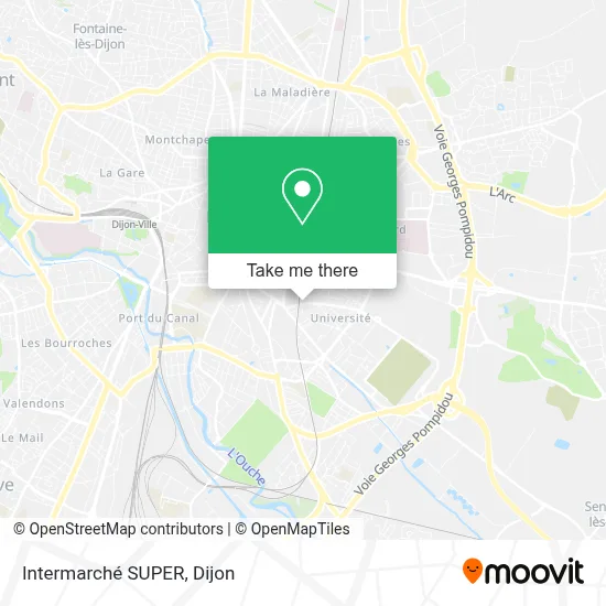 Intermarché SUPER map