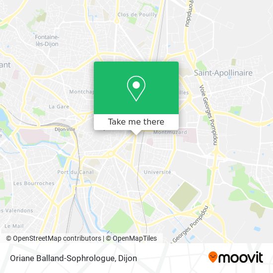 Oriane Balland-Sophrologue map
