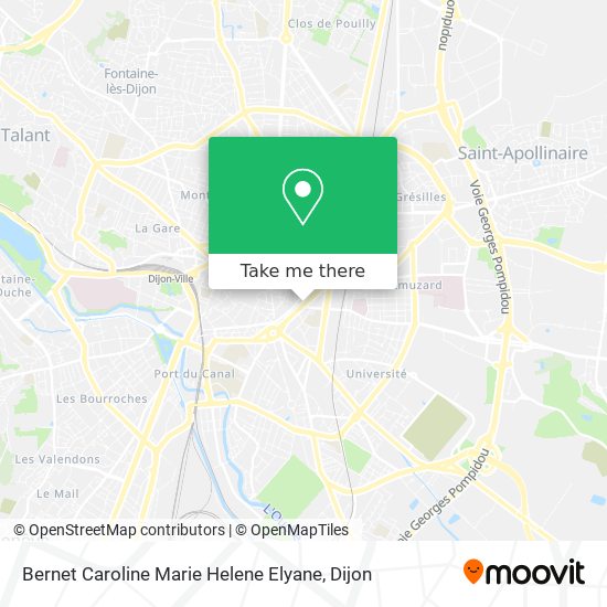 Bernet Caroline Marie Helene Elyane map