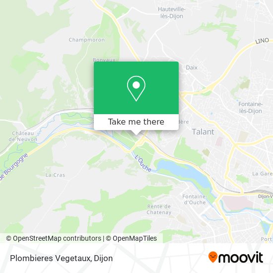 Mapa Plombieres Vegetaux