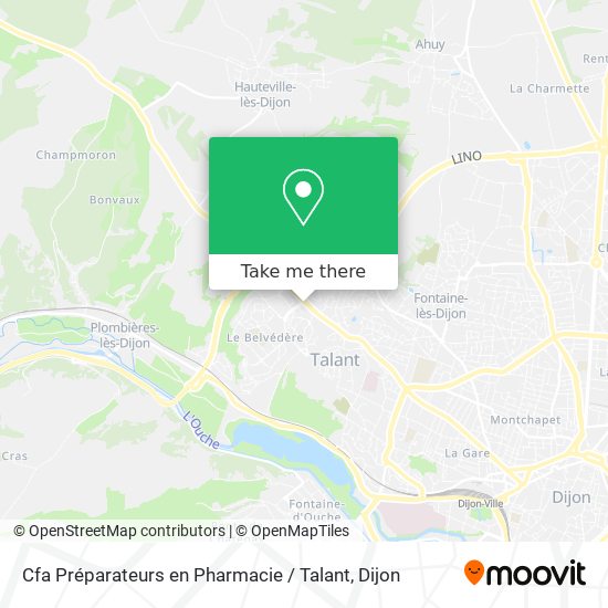 Cfa Préparateurs en Pharmacie / Talant map